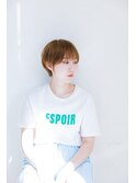 ショートスタイル◇ベージュカラー◇大上美奈子