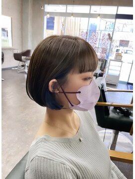 スタイルエイチ(Style‐H) インナーブルーボブ