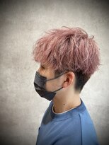 ヌーバイアンドライフ(NU. by and life)&nbsp;pink[ピンクカラー/ジェットモヒカン/スパイキーショート]