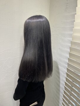アジールヘア 池袋東口店(agir hair) 20代30代大人可愛い艶感アッシュグレージュケアブリーチ