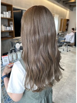 プリームヘアーホワイト(Pleame hair WHITE) オリーブベージュ