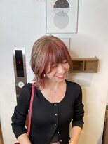 エクリ 麻布十番(equri)&nbsp;セクションカラー【レッド×ベージュ】