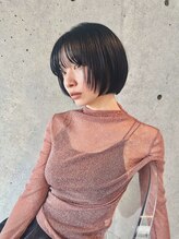 シャルム(charme) 顔まわりレイヤーボブスタイル