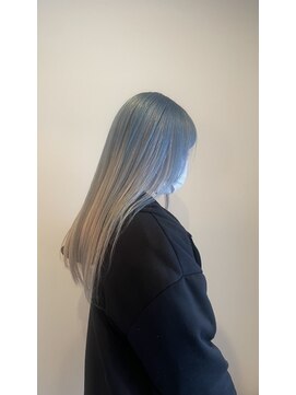 サイ(sai) pale blue×inner white /高松/ハイトーン /ブリーチ