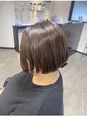シルク縮毛矯正 ボブラインショート