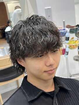 フィフス 渋谷(fifth) マッシュウルフ波巻きスパイラルパーマツイストスパイラルパーマ