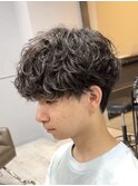 新潟メンズパーマ　新潟波巻き　新潟波巻きスパイラル