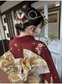成人式セット  ヘアアレンジ ヘアセット お呼ばれヘア 振袖ヘア