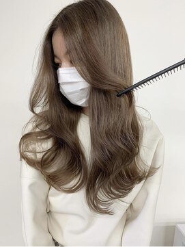 ミリ(mm) レイヤーカット オリーブベージュ カラー 韓国 髪質改善 仙台