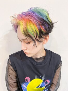 アルケム 学芸大学(AlChem)の写真/最短×最安で高発色！ハイコスパブリーチで理想のハイトーンをムラなく叶える[ケアブリーチダブルカラー]