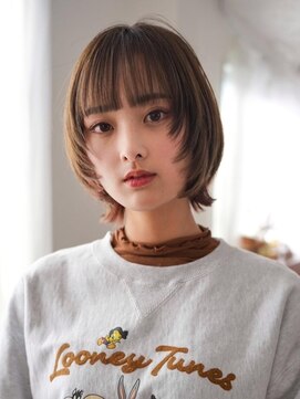 ヘアメイク アージュ 天神西通り店(HAIR MAKE age) ショート 顔周りレイヤー マッシュショート 似合わせカット