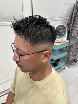 キューカンバー(CUCUMBER) スキンフェードアップバング