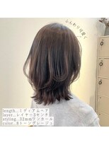 ニューラインギンザ(New-Line 銀座)&nbsp;ミディアムヘア【中野莉子】