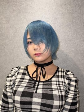 ノブレス(NOBLESSE) ショートウルフ×ペールブルー