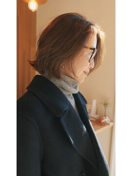 グーム(goom.) 大人美人30代40代50代都会的ボブかきあげナチュラルウェーブ