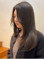ヘアカロン 熊本本店(Hair CALON)&nbsp;ブラウンカラー顔周りレイヤーカット初カラー