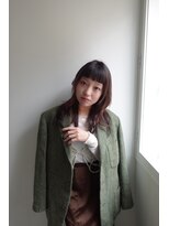 ヘアーアンドメイク シーク 八王子(HAIR&MAKE SeeK) 重め前髪×レイヤー