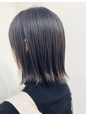 くびレイヤー グレーベージュ 白髪染め 白髪ぼかし 髪質改善