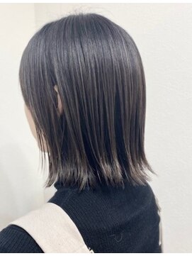 ランプ(Lamp) くびレイヤー グレーベージュ 白髪染め 白髪ぼかし 髪質改善