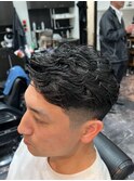 ナチュラルアイロンパーマスタイル