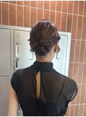 ふわふわシニヨン/ヘアアレンジ