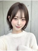 こなれボブ小顔顔まわりカット20代30代ヘア
