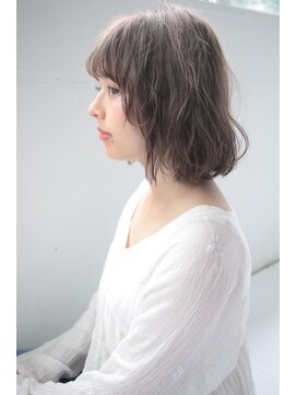 ノット 表参道青山(knot) 【knot】くせ毛風 グレージュ マッシュ 2