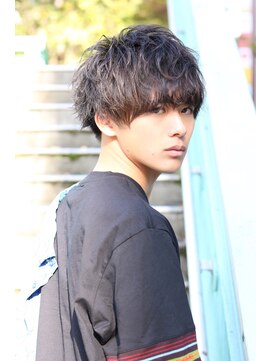 ネイビー(NAVY) 横顔も決まる☆グランジスマートマッシュ☆刈り上げ好感度〇