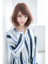 ブリング バイ スノードロップ 吉祥寺(BRING by Snowdrop)&nbsp;前髪/マチルダボブ/ピンクベージュ/インナーグレージュ/吉祥寺