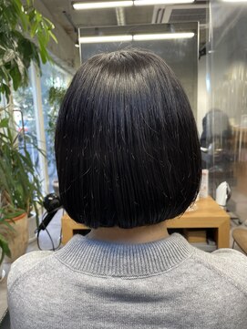 シェル 吉祥寺(shell) ぱつっとボブスタイル/伸ばしかけボブ