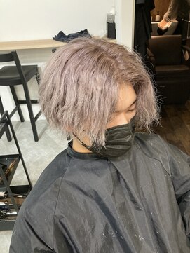 ラフ 難波店(LAFF) #黒髪#ボブルフ#ネビージュ#小顔#ワンレン