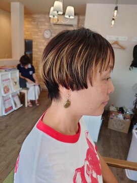 ミエル(miel) 【hair design miel】マッシュショート