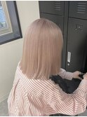 K187_ミルクティーベージュ ブリーチ2回~