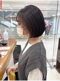 【morio】札幌ボブ　かわいい丸みのぱつっとボブ