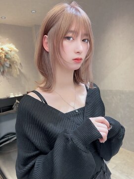 ロンド レア 天神大名店(Lond Le’a) インナーカラー/イヤリングカラー/ミルクティー/ケアブリーチ/