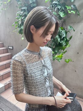 ジェノ(JENO by apish) 大人モードなハイトーンボブ!