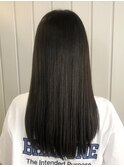髪質改善ストレート ツヤ髪 デザインカラー