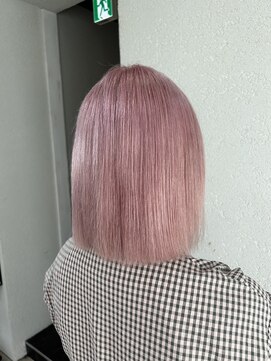 アジールヘア 所沢プロペ通り店(agir hair) ホワイトピンクブリーチ2回ダメージケアブリーチ所沢