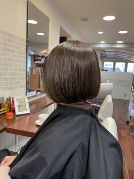 ヘアースペースブルーム プリュス 石橋店(HAIR SPACE BLOOM plus) 石橋阪大前/白髪ぼかしハイライト/白髪染めを使わないカラー