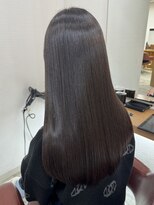 ヘアースタジオ アール(Hair Studio R)&nbsp;20代30代40代ストレートアッシュベージュ髪質改善ストレート