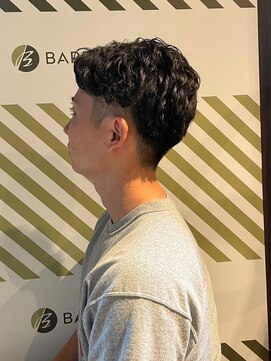バーバーバー アカバネ(BARBER-BAR AKABANE) 爽やかメンズのフリンジパーマ 毛流れパーマ#2