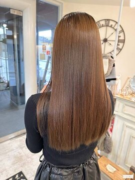 アムプリエ(Ame briller) 【Ame】髪質改善/縮毛矯正：ロング