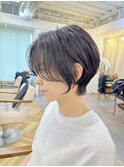 小顔似合わせカット愛されクールショート20代/30代40代50代/難波