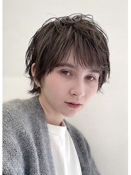 ヒール 銀座(heel) 大人可愛いひし形ハンサムショートボブ前下がり
