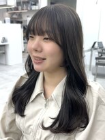 ビューブルー 亀戸錦糸町(VIEW BLUE)&nbsp;◎美髪カールシアーカラーグレージュロングセミディ