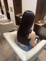 ラウブロッサム 大宮西口店(Lau Blossom) ワインレッド 髪質改善カラー