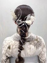 結婚式お呼ばれヘア◆三つ編み編み込みポニーテール浴衣ヘア夏