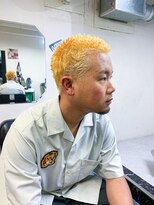 メリケンバーバーショップ フクオカ(MERICAN BARBERSHOP FUK)&nbsp;べリーショートダークアッシュニュアンスパーマ韓国マッシュ