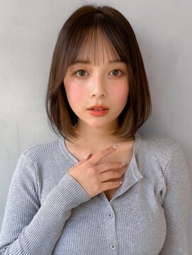 リヤン 表参道(lyann) 前髪ナチュラルカール大人可愛いうる艶髪くせ毛風カール艶感