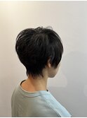 くせ毛を活かす立体感ショート　NYドライカット